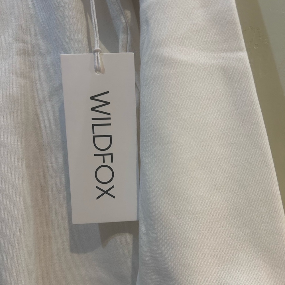 WILDFOX Crew Club White & Pink Keely Graphic Sweatshirt. Women’s Size Small NWTS - Picture 4 of 6